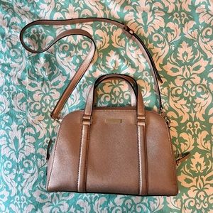 Kate Spade rose gold Felix satchel